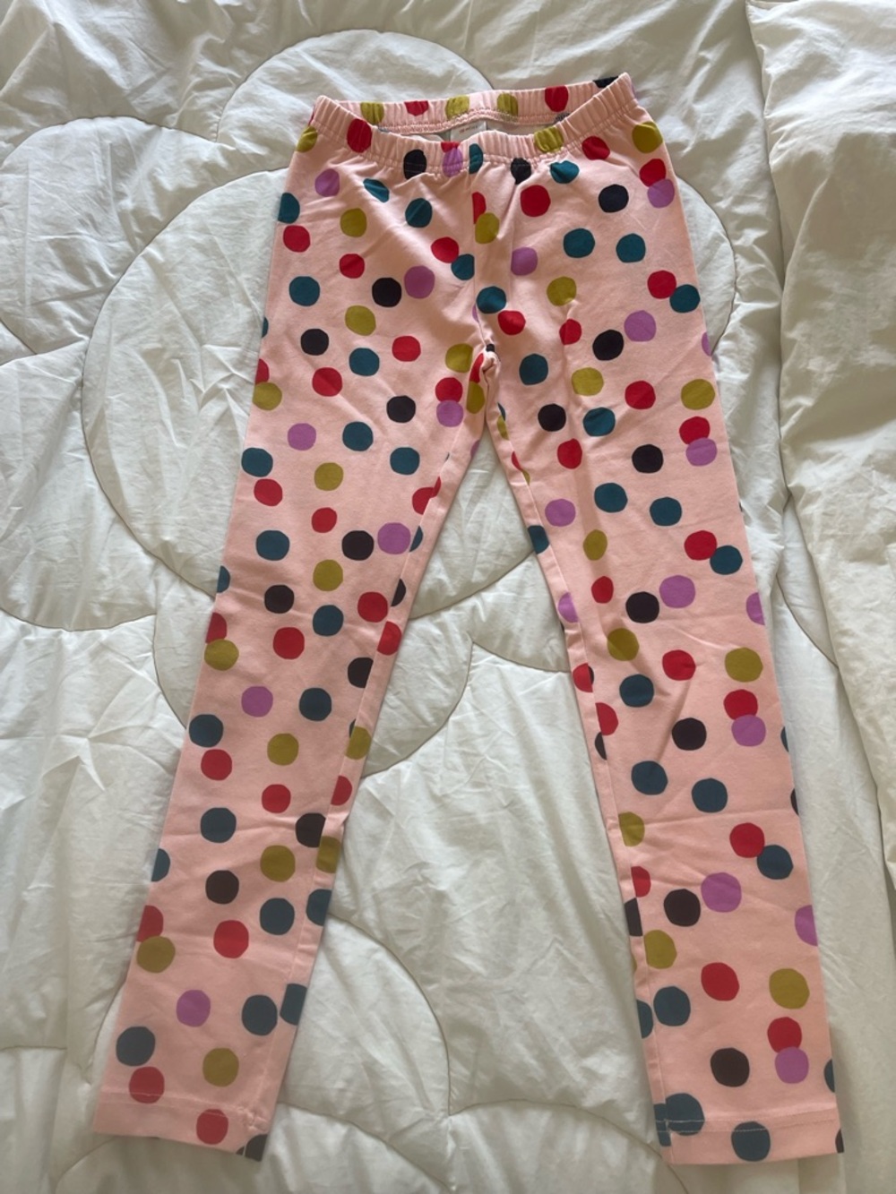 Hanna Andersson Pink Polka Dot Pajama Bottoms
